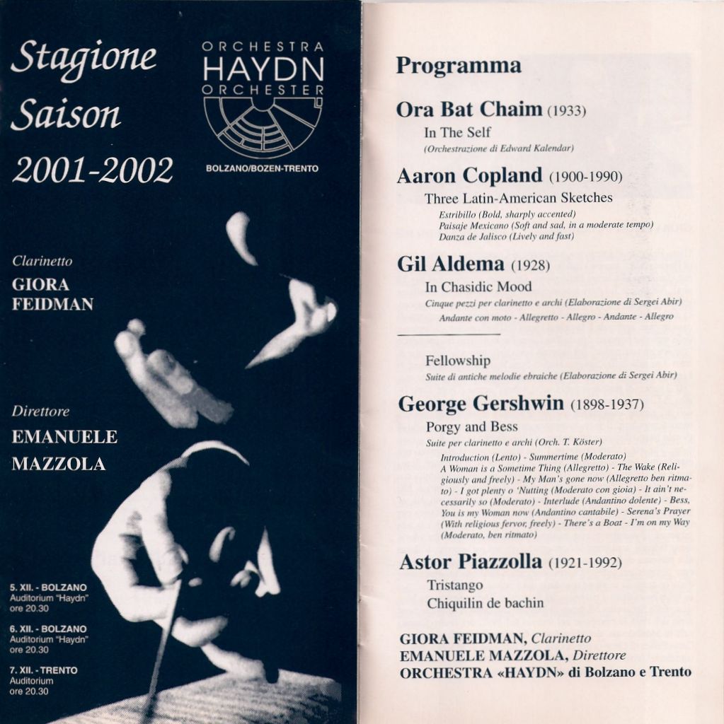 2001 - M° Emanuele Mazzola